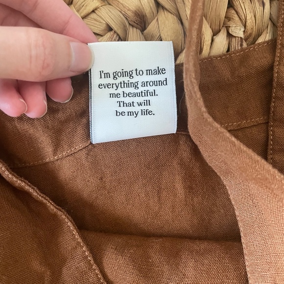 Son de Flor Pinafore Dress - Like New Warm Brown - Picture 9 of 9